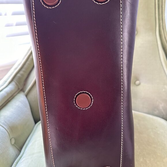 Dooney & Bourke Florentine Toscana Front Pocket Satchel - Espresso - Picture 9 of 14